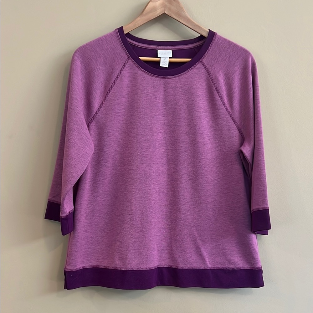 Chico’s Weekend by Chico’s Lightweight Pullover size 2 = Large/12